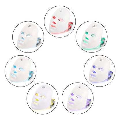 LED Işıklı Cilt Yenileyici Maske – 7 Renk Terapili Güzellik Cihazı