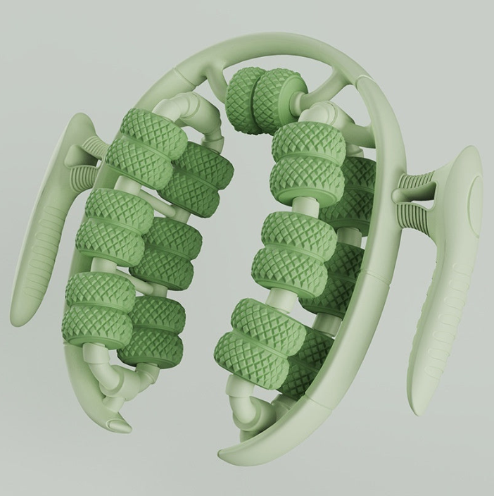 Bacak, Kol ve Bel İçin 360° Çok Bölgeli Zayıflatıcı Masaj Halkası